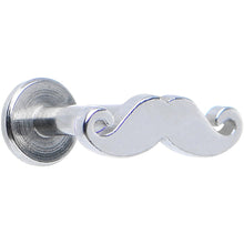 Load image into Gallery viewer, 16G 5/16 Steel Handlebar Mustache Labret Monroe Tragus