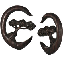 将图片加载到图库查看器,0G Organic Sono Wood Bonsai Tree Hanger Plug Set