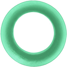 Load image into Gallery viewer, 3/4 Green Pearlescent Silicone Hollow Tunnel
