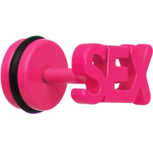 Load image into Gallery viewer, Pink Neon Enamel Sex Cheater Plug