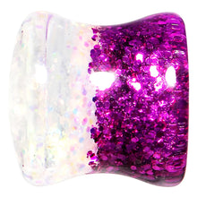将图片加载到图库查看器,9/16 Purple Pink White Acrylic Glitter Party Saddle Plug