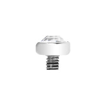将图片加载到图库查看器,4mm Clear Gem Titanium Dome Dermal Top