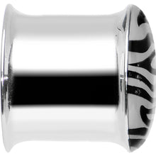 Load image into Gallery viewer, 9/16 Stainless Steel Purple Tiger Print Solar Activated Saddle Plug
