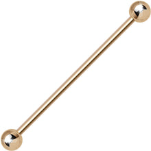 Load image into Gallery viewer, 14G 1 1/2 Rose Gold Plated Straight Barbell