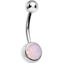 将图片加载到图库查看器,Pink Mystical Opal Belly Ring