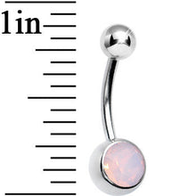 将图片加载到图库查看器,Pink Mystical Opal Belly Ring