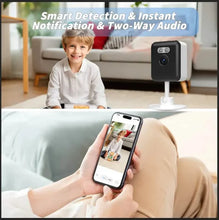 Load image into Gallery viewer, 3MP Smart Home Security Camera – Night Vision, Two-Way Audio, Motion Detection, Alexa Compatible