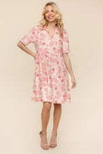 Load image into Gallery viewer, Fit and Flare Paisley Print Knit Dress For Summer β Paisley Print Dress, Fit and Flare Dress, Knit Dress, Classic Paisley Dress, Feminine Knit Dress