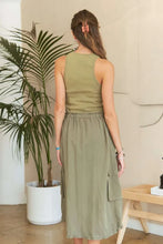 Load image into Gallery viewer, New Drawstring Sleeveless Washed Dress For Women โ Casual, Stylish, Unique, Comfortable, Effortlessly Chic