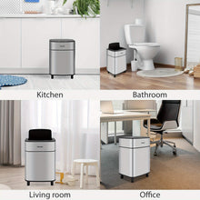 Load image into Gallery viewer, Automatic Stainless Steel Sensor Trash Can – Hands-free Quiet Close & Odor-Control System