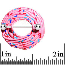 Load image into Gallery viewer, 14G 20mm Pink Cupcake Nipple Shield Set