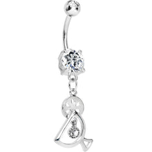 将图片加载到图库查看器,Double Clear Gem Fruity Drink Dangle Belly Ring