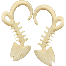 Load image into Gallery viewer, 4G Organic Crocodile Wood Fish Hook Hand Carved Hanger Plug Set