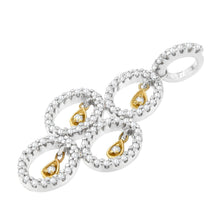 Load image into Gallery viewer, 14K Two- Toned Gold 2/5 cttw Round Diamond Pendant Necklace (H-I, I1-I2)
