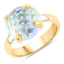 Load image into Gallery viewer, 8.50 Carat Genuine Blue Topaz .925 Sterling Silver Ring