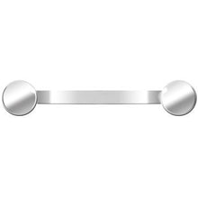 Load image into Gallery viewer, 14G 5/8 Titanium Flat Surface Barbell 2.5mm Rise