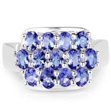 Load image into Gallery viewer, 2.21 Carat Genuine Tanzanite .925 Sterling Silver Ring