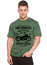 将图片加载到图库查看器,San Fransisco Spun Bamboo® Men's Bamboo Viscose/Organic Cotton Short Sleeve Graphic T-Shirt