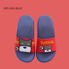 Load image into Gallery viewer, Kids Summer Dog Slippers Slide Beach Flip Flops Comfortable Thick Sole Girls Flat Shoes Quick-Dry Flip Flop Slides Water Resistant All-Day Comfort Fit Wet Grip Soles