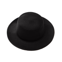 将图片加载到图库查看器,Winter Autumn Woolen Women Men Fedora Hats Fashionable Women Classic Wide Brim Fedora Hat Adjustable Big Fedoras Hat Luxury Brim Fedora Hat Summer Men Classic Hat