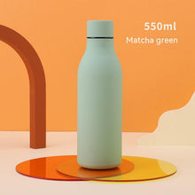 将图片加载到图库查看器,Original Stainless Steel Thermal Tea Cup Coffee Thermos Water Bottle Keeps Cold And Heat Outdoor Sport Vacuum Flask Eco Friendly Recycled Water Bottle Plastic Bottles Leakproof Reusable and BPA Free