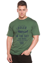 Load image into Gallery viewer, Ruler In The Sky Spun Bamboo® Men's Bamboo Viscose/Organic Cotton Short Sleeve Graphic T-Shirt