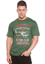 将图片加载到图库查看器,California Aircraft Men's Bamboo Viscose/Organic Cotton Short Sleeve Graphic T-Shirt