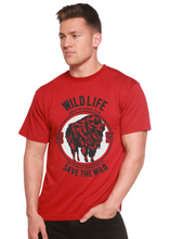 Load image into Gallery viewer, Wild Life Spun Bamboo® Men's Bamboo Viscose/Organic Cotton Short Sleeve Graphic T-Shirt