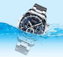 Load image into Gallery viewer, Men's Sports Waterproof Stainless Steel Watch With Chronometers And Special Date Display Unique Design Perfect Gift