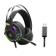 Load image into Gallery viewer, Luxury Gaming Headset with Microphone 3.5mm Wired Earphone Surround Sound Game Headphone for PC Gamer Computer Laptop Xbox