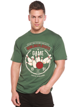 Load image into Gallery viewer, Bowling Playoffs Men's Bamboo Viscose/Organic Cotton Short Sleeve Graphic T-Shirt