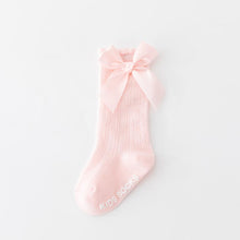 Load image into Gallery viewer, New Kids Stretchable Socks Toddlers Girls Big Bow Knee High Long Soft Cotton Lace Baby Comfortable Colorful Socks
