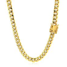 Load image into Gallery viewer, 5.0mm 14k Yellow Gold Semi Solid Miami Cuban Chain