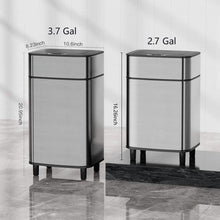 Load image into Gallery viewer, Automatic Stainless Steel Sensor Trash Can – Hands-free Quiet Close & Odor-Control System