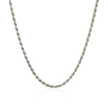Load image into Gallery viewer, Sterling Silver 1.8mm Diamond Cut Rope Style Chain