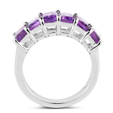 Load image into Gallery viewer, 3.30 Carat Genuine Amethyst .925 Sterling Silver Ring