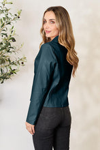 Load image into Gallery viewer, Women Classic Neck Zip-Up Jacket For Everyday Wear Elegant Girls Jacket