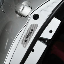 将图片加载到图库查看器,4PCS Car Accessories Car Stickers Reflective Warning Sticker Wheel Eyebrows Door Opening Sticker Diamond Wheel Reflective Strip Universal Door Open Reflective Warning Stickers Auto Open Sign Anti-Collision Safety Reflective Decal Tape