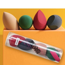 Load image into Gallery viewer, 4Pcs Makeup Sponge Set Blender Cosmetics Concealer Blending Powder Liquid Cream Colorful Makeup Sponges Set For Womens