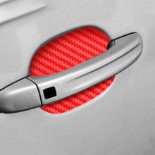 Load image into Gallery viewer, 4Pcs/Set Car Door Sticker Carbon Fiber Scratches Resistant Cover Scratches Resistant Cover Auto Handle Protection Film Exterior Styling Accessories Door Sticker Carbon Fiber Scratches Resistant Cover Car Handle Protection Film Exterior Styling Accessories