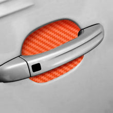 Load image into Gallery viewer, 4Pcs/Set Car Door Sticker Carbon Fiber Scratches Resistant Cover Scratches Resistant Cover Auto Handle Protection Film Exterior Styling Accessories Door Sticker Carbon Fiber Scratches Resistant Cover Car Handle Protection Film Exterior Styling Accessories