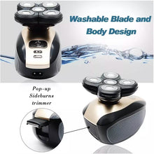 Load image into Gallery viewer, 5-in-1 4D Rotary Electric Shaver Beard Trimmer