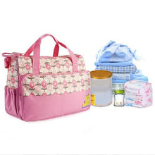Load image into Gallery viewer, 5-Pack: Baby Nappy Diaper Bag Set