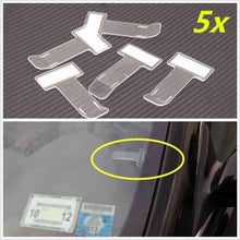 将图片加载到图库查看器,5-Pack: Car Vehicle Parking Ticket Permit Holder Clip Sticker