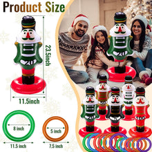 Load image into Gallery viewer, 5-Pack: Christmas Nutcrackers Ring Toss Christmas Party Games Toys