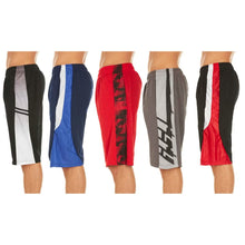 将图片加载到图库查看器,5-Pack: Men's Active Athletic Assorted Performance Shorts