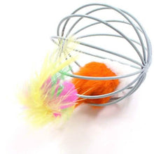 Load image into Gallery viewer, 5-Pack: Pet Cat Kitten Playing Mouse Ball Cage