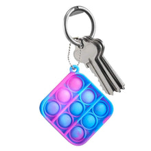 Load image into Gallery viewer, 5-Pack: Simple Dimple Mini Stress Relieving Push Pop Bubble Fidget Toy Keychain