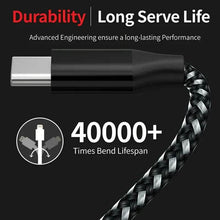 将图片加载到图库查看器,5-Pack: USB Type-C Fast Charging Cable