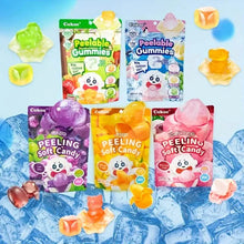 Load image into Gallery viewer, 5-Packs: Fun Peeled Gummies - Mixed Styles, Different Flavors, Resealable Bags